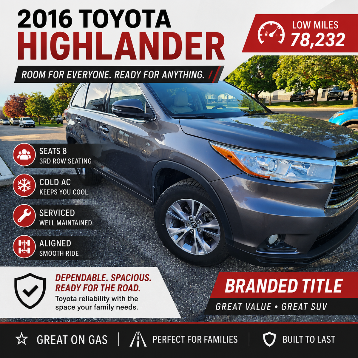 2016 Toyota Highlander LE Plus