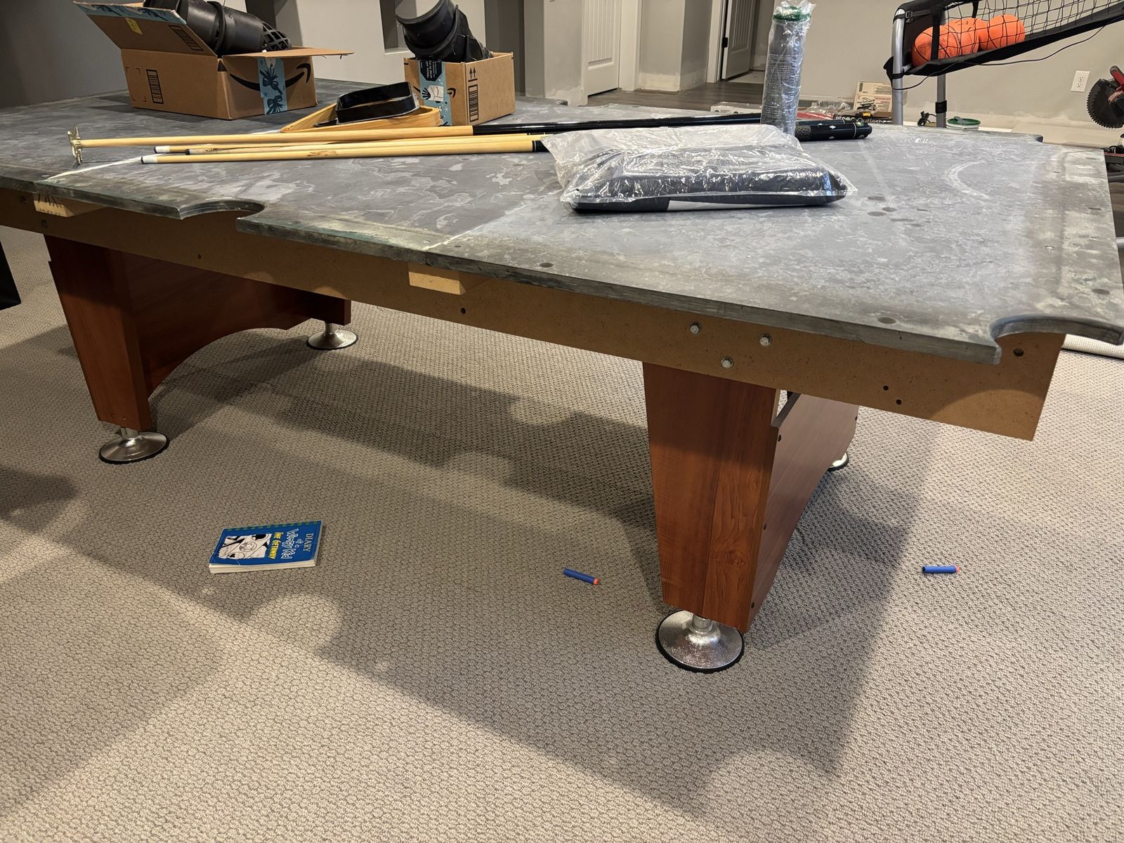 Free Full-size Pool Table And Accessories