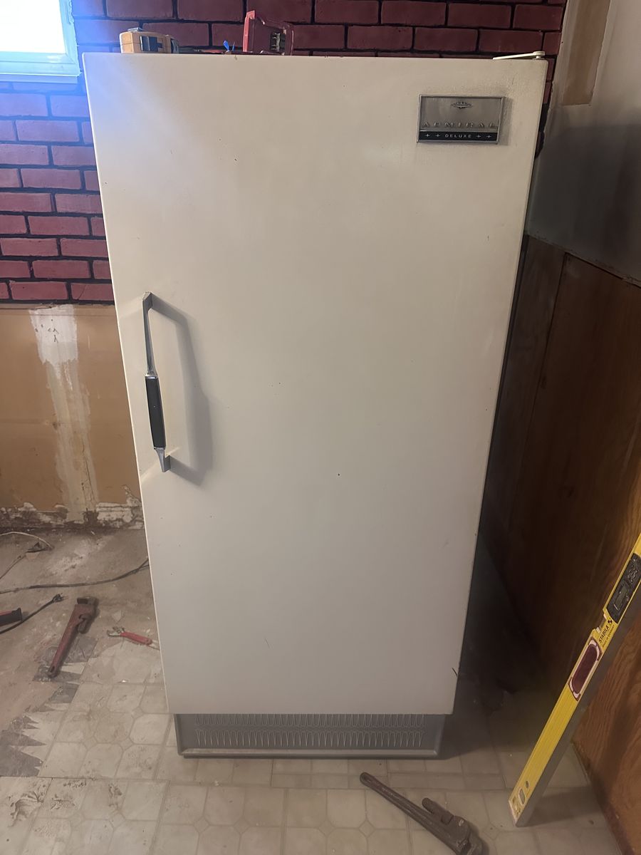 Vintage 1960s Admiral Deluxe Refrigerator