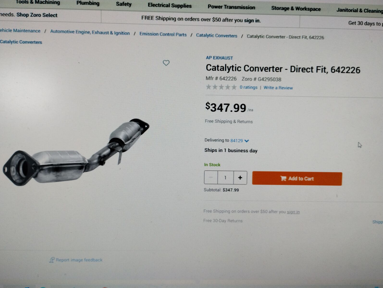 2002 gmc 3500 6.6 l v8 diesel direct fit cat AP PREMIUM 42226-C or best offer