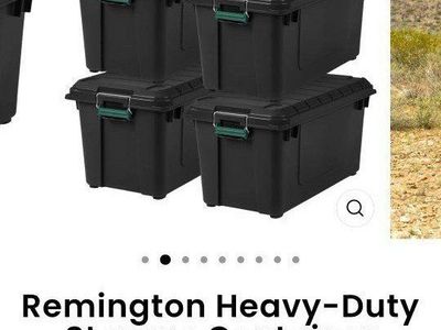 82 Quart Heavy Duty Storage Containers New 4 Pack
