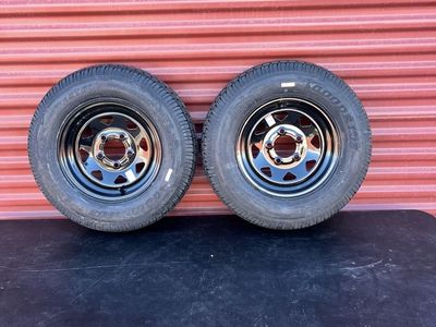 Set Of Two 175/80 D 13 Trailer Tires With Rims New