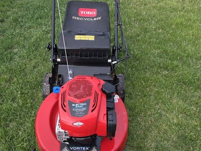 Toro Recycler Electric Start 150cc Vortex Technology Push Lawn Mower w/ Briggs & Stratton Engine