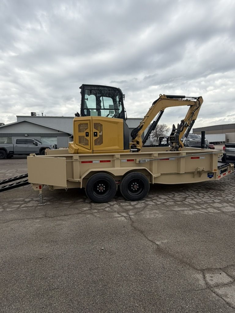 CAT 304 Mini Excavator + 7x16 Dump Trailer Combo – 16K Dump Trailer – HD Dig & Haul Package