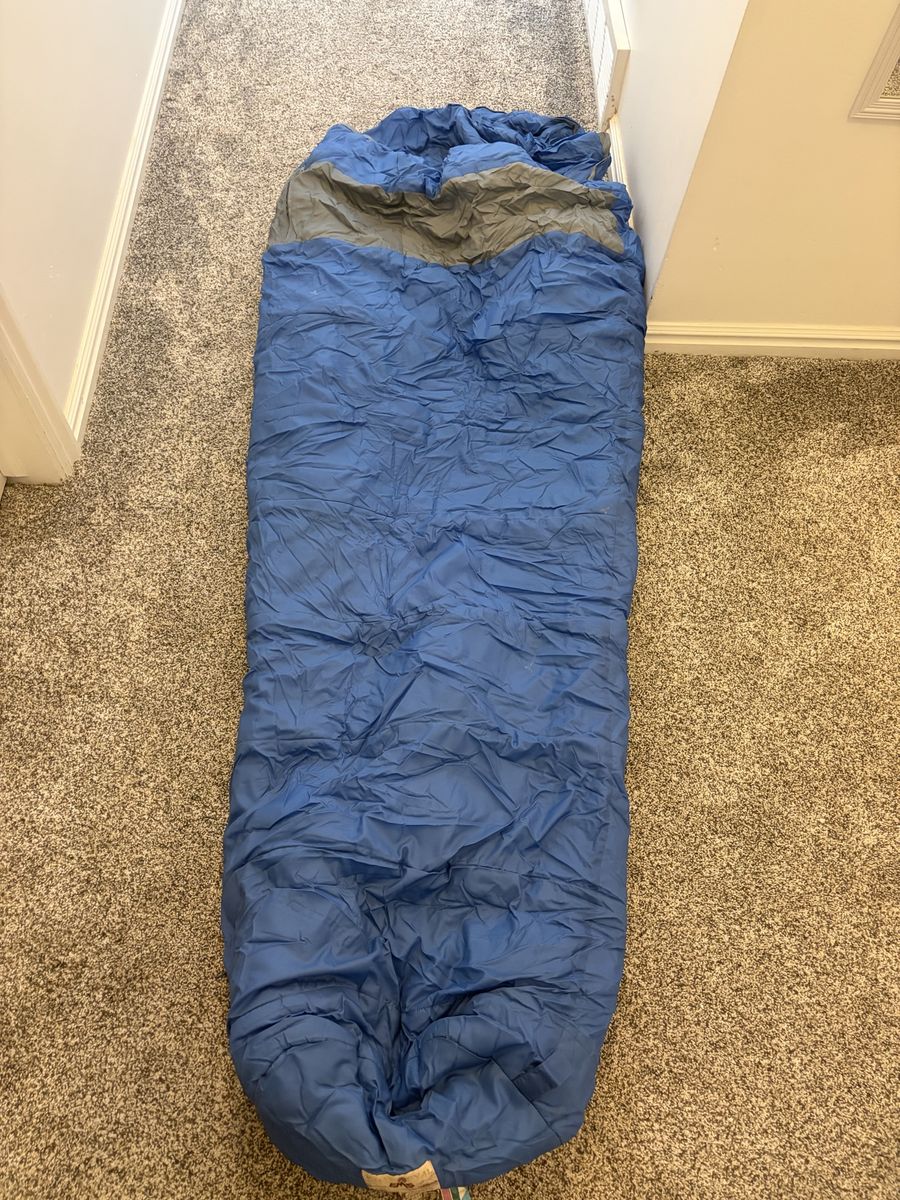 Eastern mountain sports mummy bag. 