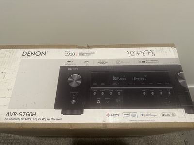 Denon AVR-S760H 7.2 Channel 8K AV Receiver with HEOS
