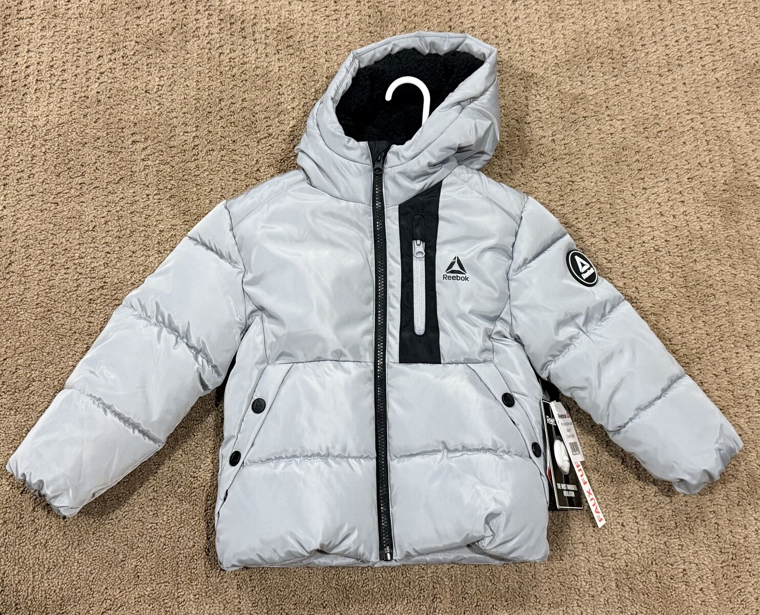 New Boys Size 4 Winter Coat Brand Reebok