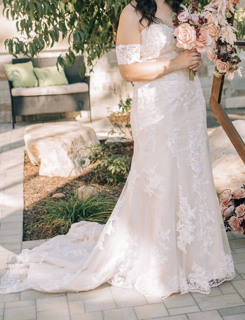Gorgeous Wedding Dress With Train