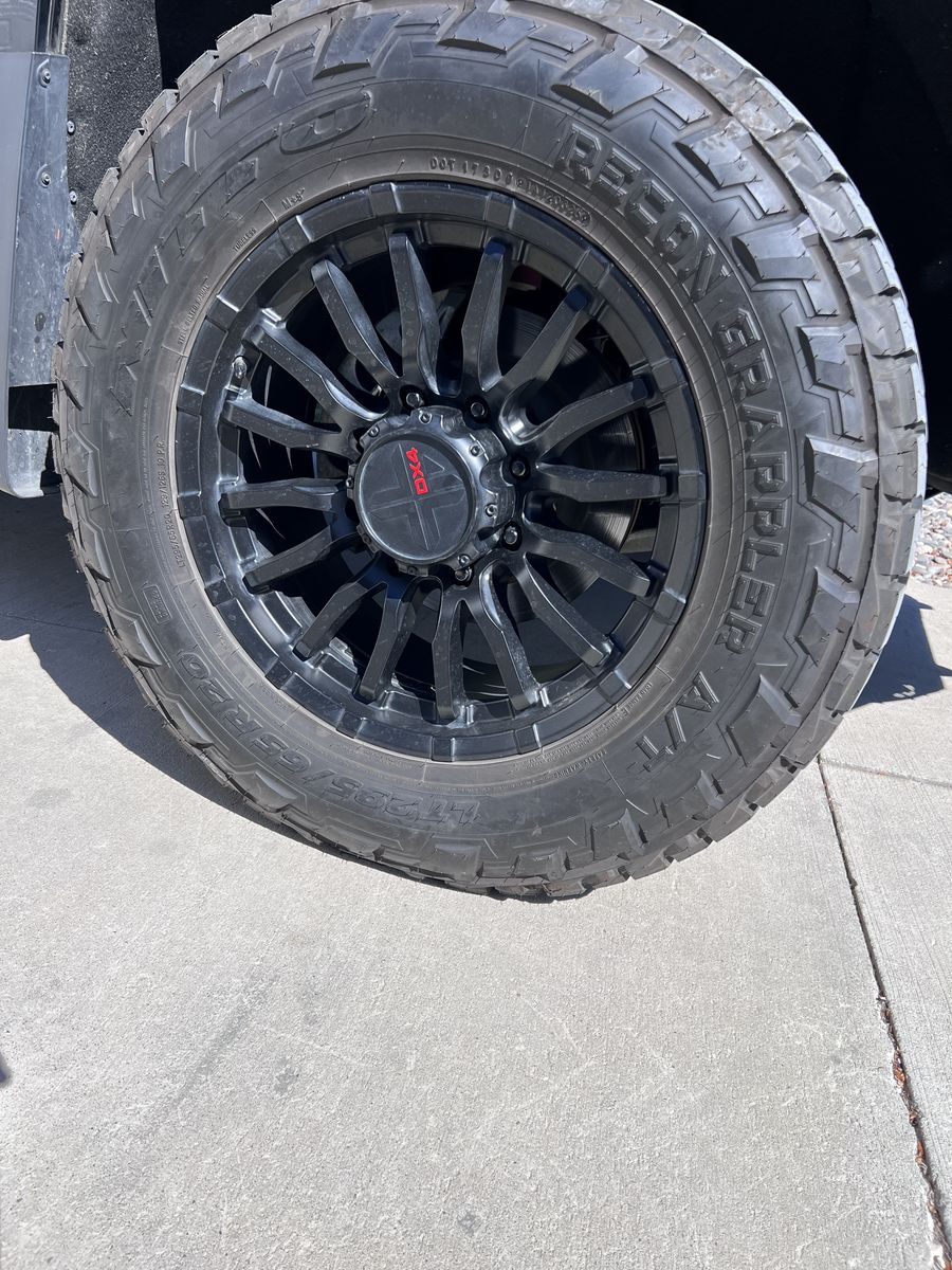 4  Ridge Grappler AT 295 65 20 GM 8 180 like new