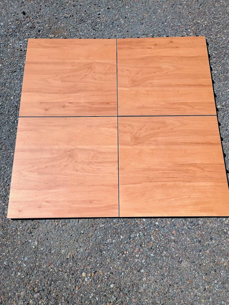 Lots of Modular Hardwood Flooring