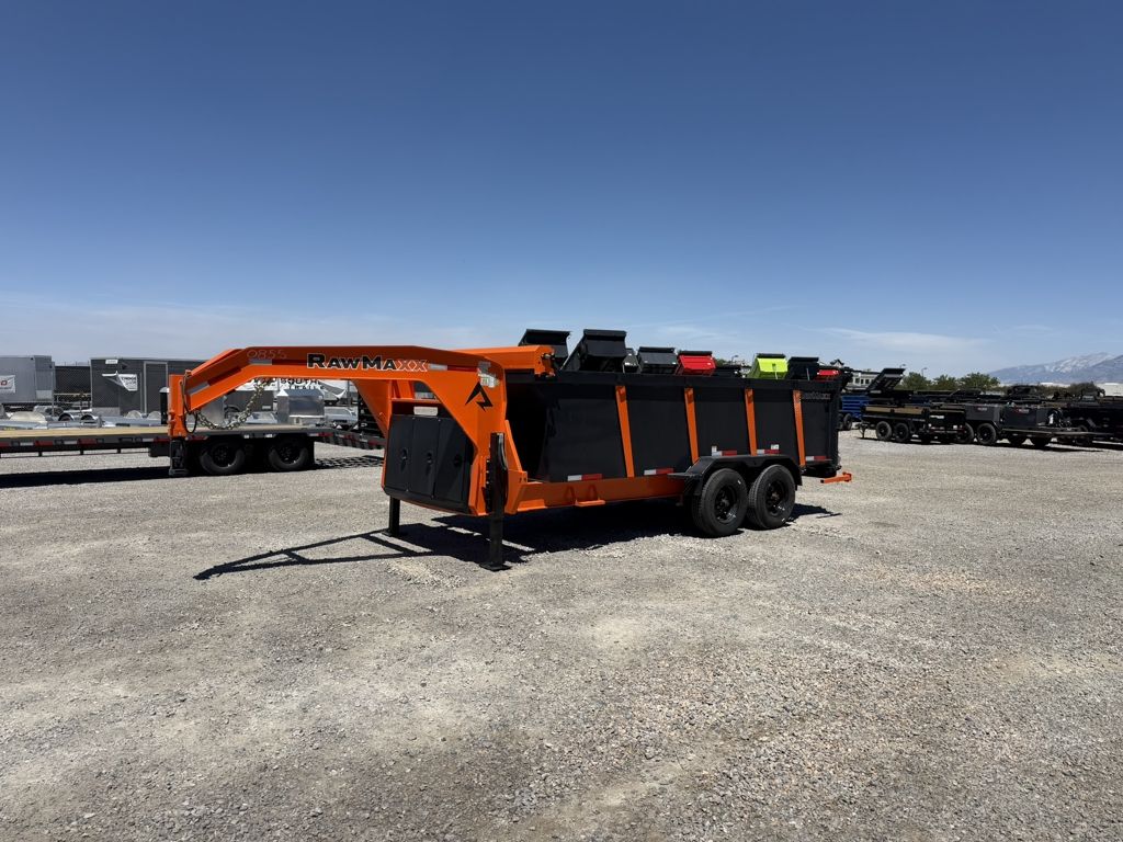 2026 RawMaxx 7x16 LTX Low-Pro 15lb I-Beam Goosenec