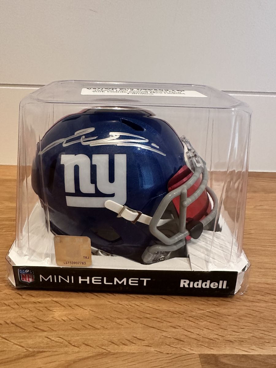 Jaxson Dart Signed New York Giants Speed Mini Helmet – Fanatics Certified