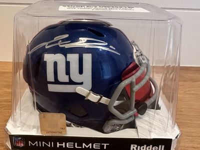 Jaxson Dart Signed New York Giants Speed Mini Helmet – Fanatics Certified