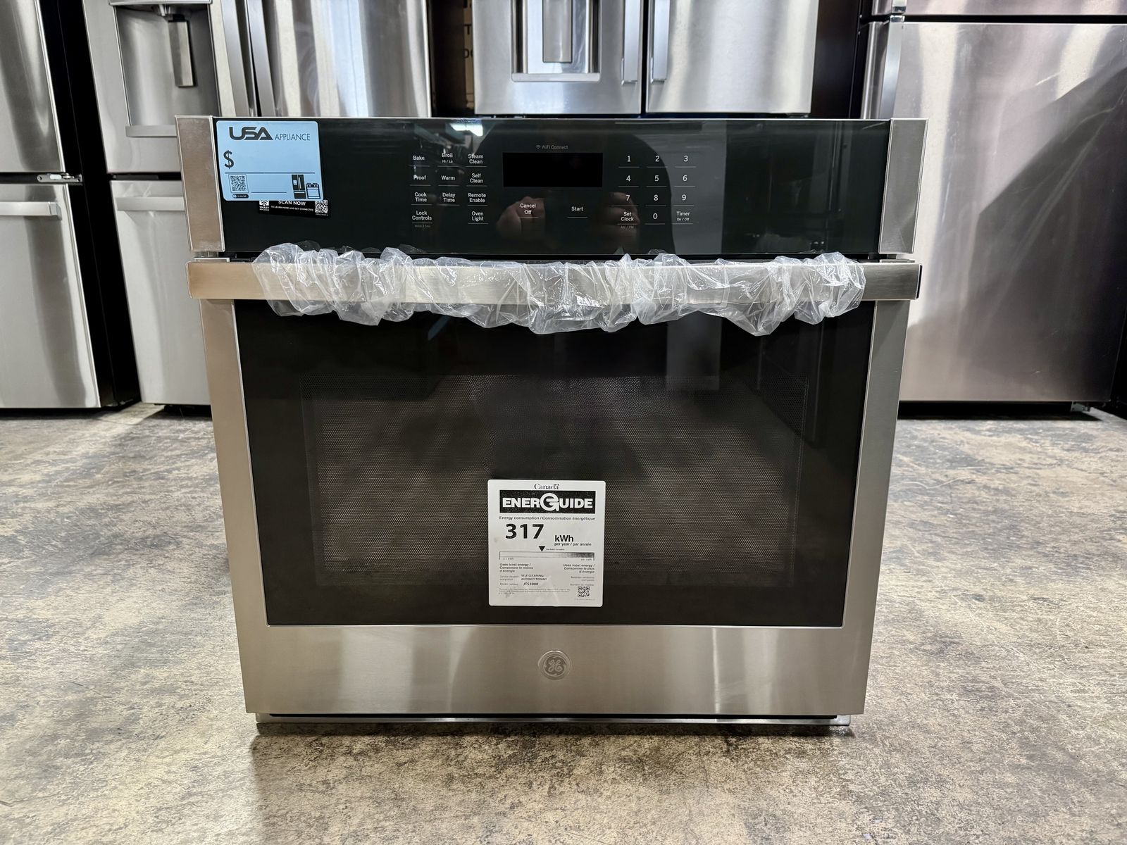 GE ELECTRIC SINGLE WALL OVEN