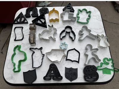 Assorted Cookie Cutters - Harry Potter, Animals, and more - Variety Pack