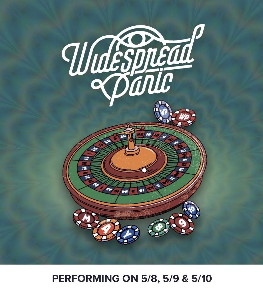 Widespread Panic Las Vegas May 8,9,10