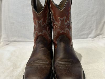 Ariat toddler size 12.5 Brown/rust leather western boots