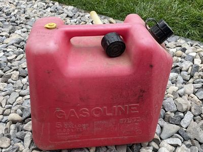 Gas can five gallons