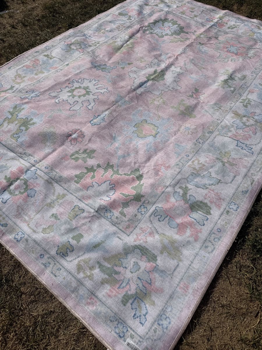 NEW! Oushak 6’x9’ washable area rug