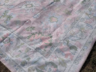 NEW! Oushak 6’x9’ washable area rug