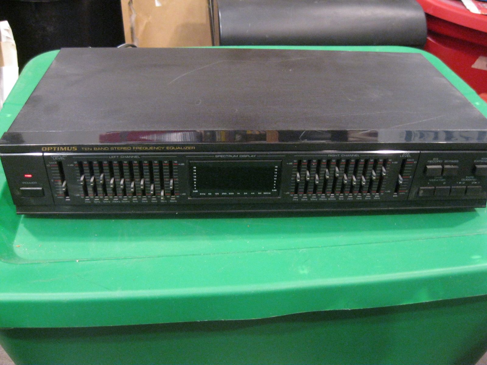 Optimus Home Stereo Graphic Equalizer