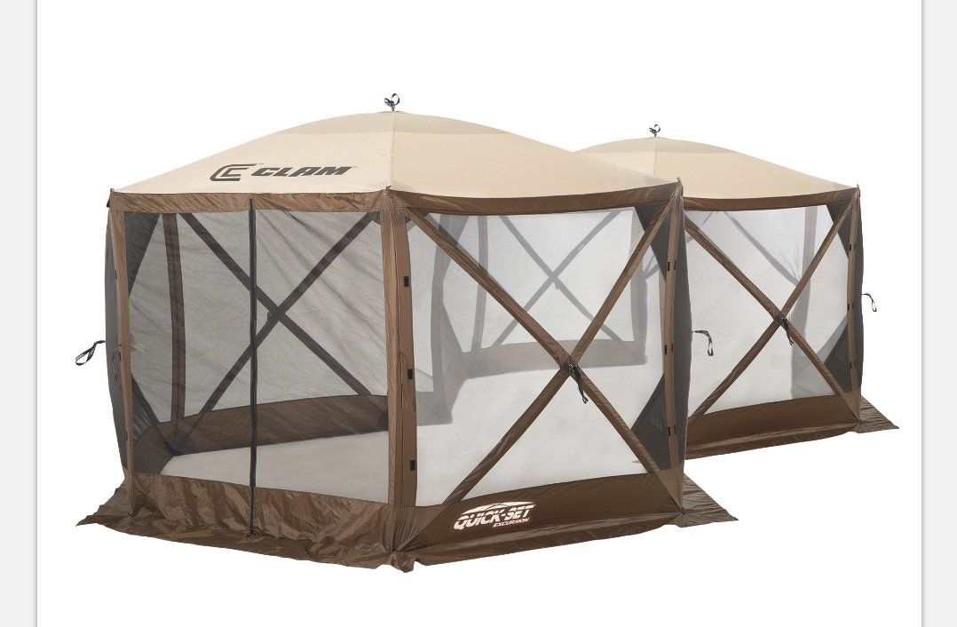 Clam Quick-Set Excursion XL Screen Tent 12' x 24'