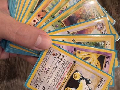 48 Vintage “1st Edition Jungle” Pokémon Cards from the year 1999 - Very clean good condition