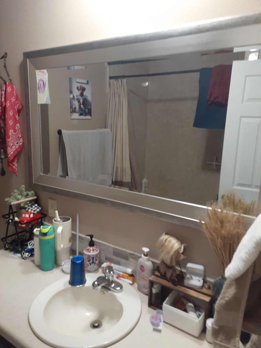 'LARGE BATHROOM MIRROR'