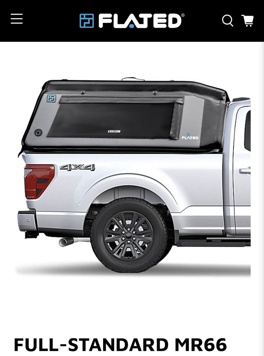 FLATED Air-Topper MR66 Full-Size Standard Inflatable Truck Shell 6.5-6.8' Bed