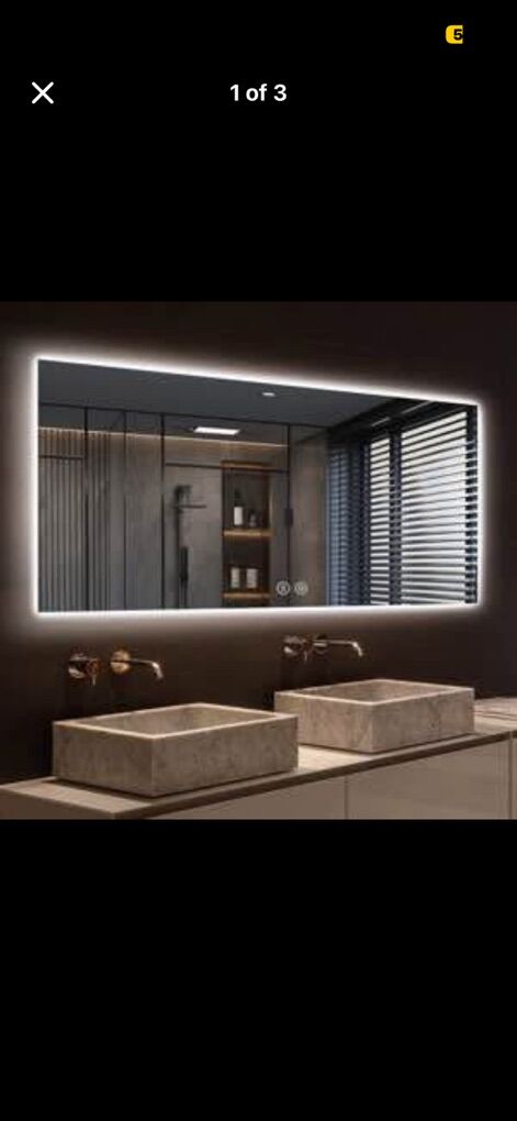 LED Illuminated mirror