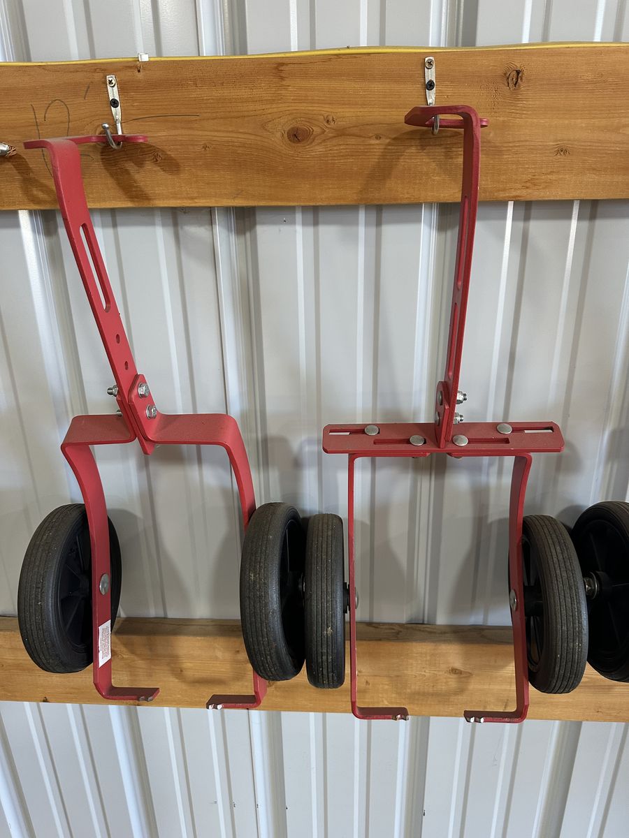 Snowmobile dolly wheels