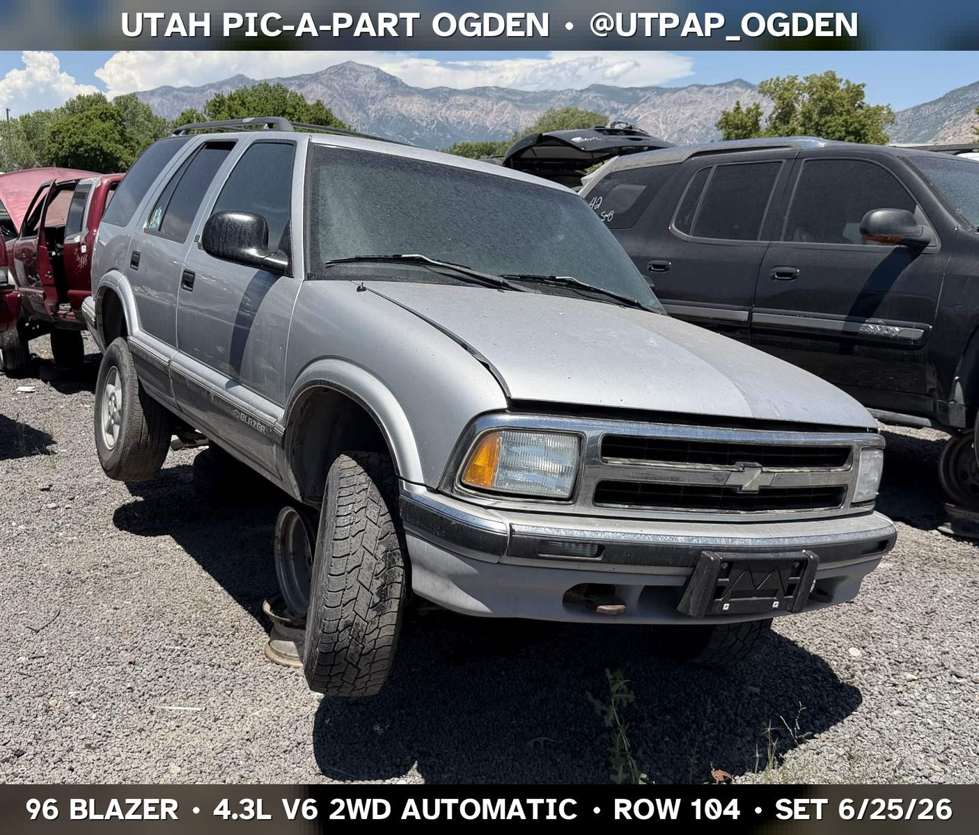 1996 Chevrolet Blazer Parts - UTPAP Ogden
