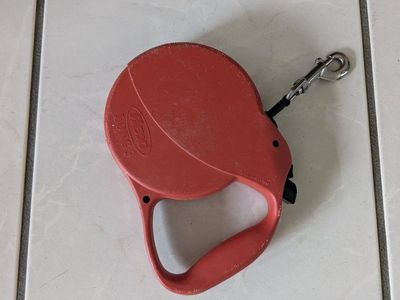 Flexi Red Retractable Dog Leash - Long, Durable Design