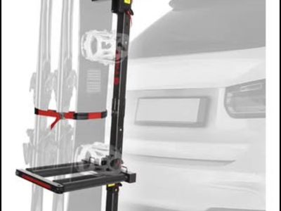NEW Tyger Auto TG-RK1B707B Folding Hitch-Mounted Ski/Snowboard Rack