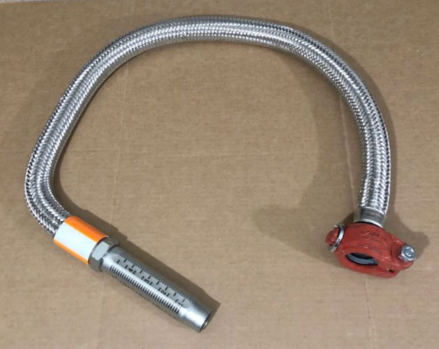 Victaulic AH2-CC-48 48" Vic-Flex AH2 SS Sprinkler Braided Hose 175PSI