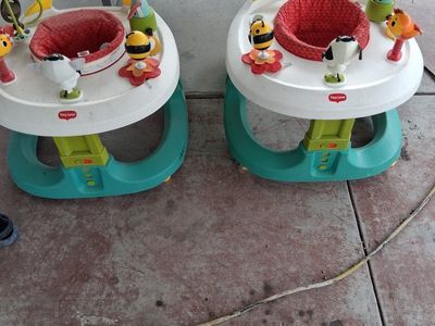 Tiny Love Meadow Days Here I Grow 4-in-1 Baby Walkers Activity Centers - Set of 2.