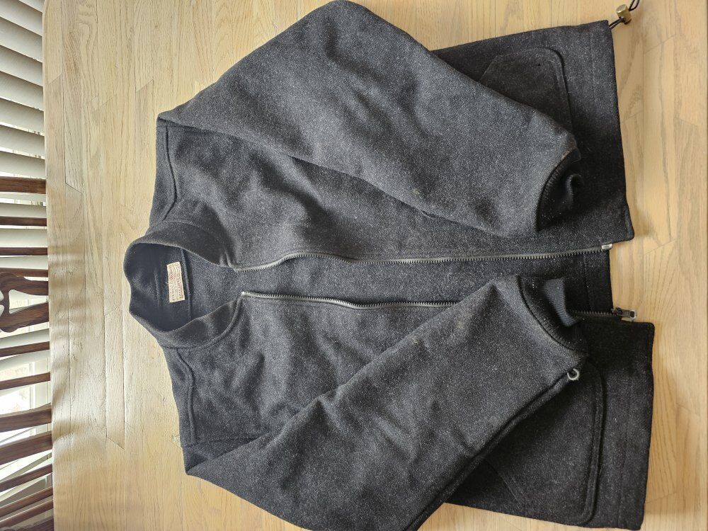 Large Filson Mackinaw Wool Jacket/Liner