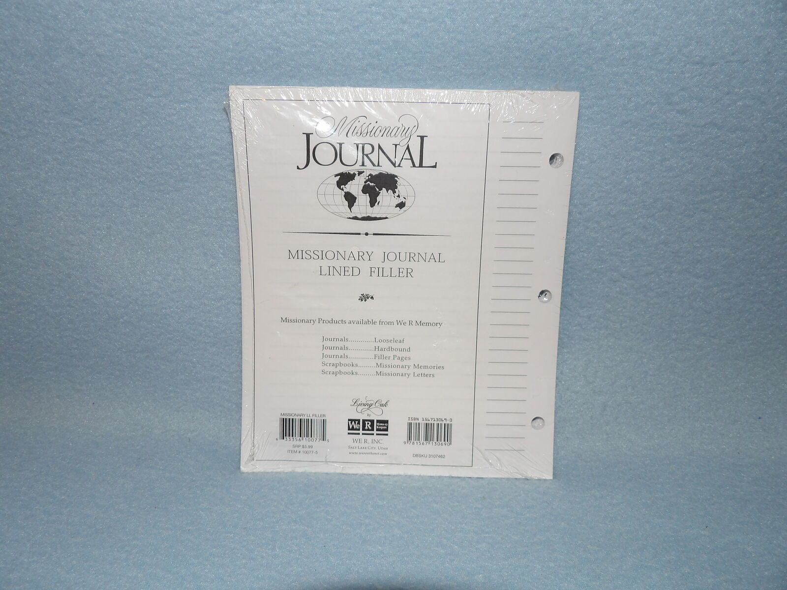 Missionary Journal Refill Pages LDS/Mormon Church of Jesus Christ of Latter-day Saints