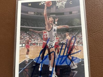 BYU COUGARS Greg Kite Autographed 1992-93 Upper Deck Basketball Card Orlando Magic Center Signed Auto