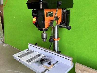 WEN 4208T 8-Inch 5-Speed Drill Press with Work Light & Laser Precision