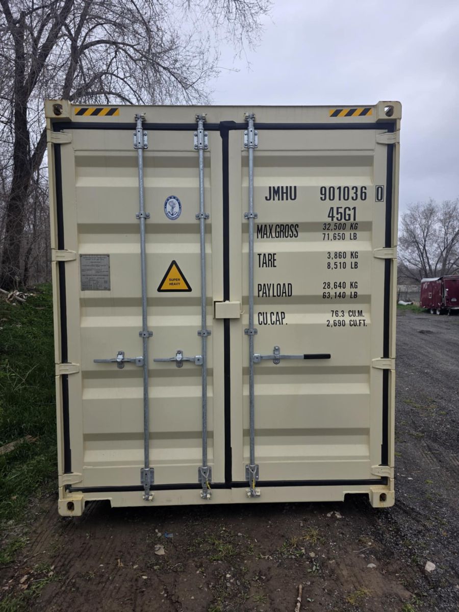 Rent to Own Shipping Containers! We are a local Utah Company! Prices vary based on size, condition, and delivery distance.