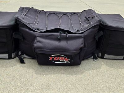 Tusk Off-Road UTV/ATV Rear Storage Bag - Black, Spacious & Durable Gear Bag