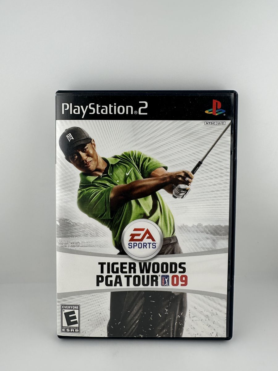 Tiger Woods PGA Tour 09 PS2 PlayStation 2 Complete CIB Tested EA Sports