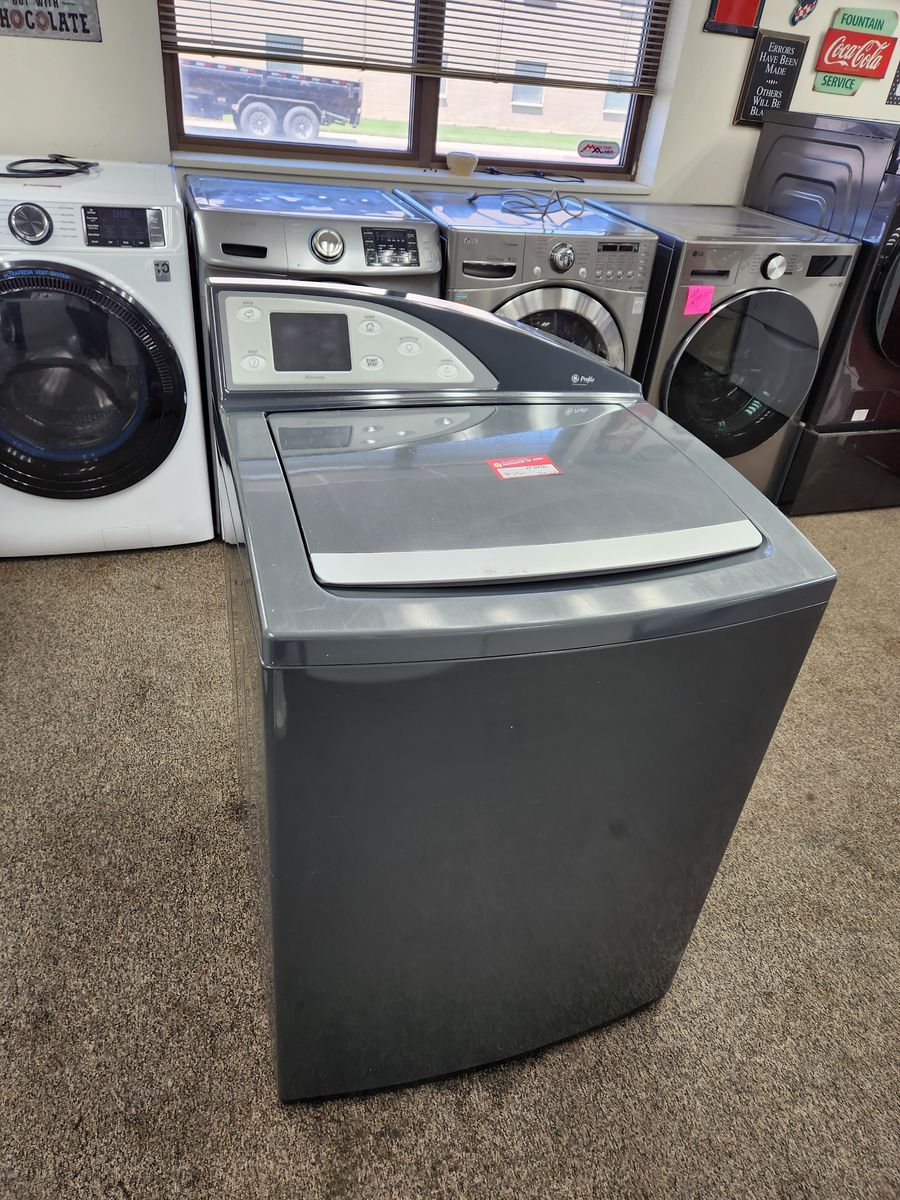 GREAT GE PROFILE TOPLOAD HE WASHER! W-WARRANTY