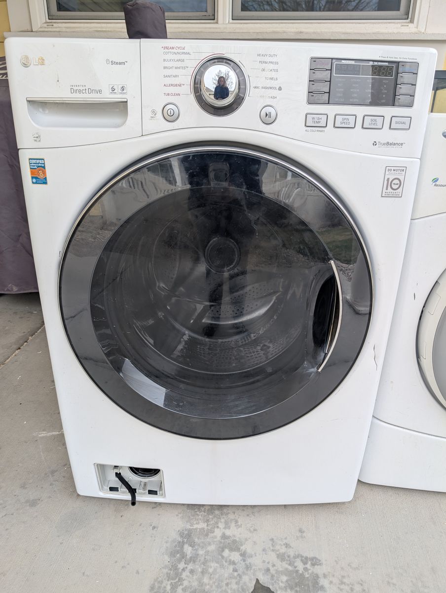 LG front load washing machine