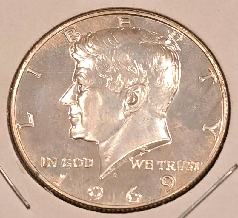 1969 S 40% Silver Proof Kennedy Half Dollar UNC