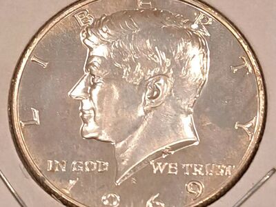 1969 S 40% Silver Proof Kennedy Half Dollar UNC