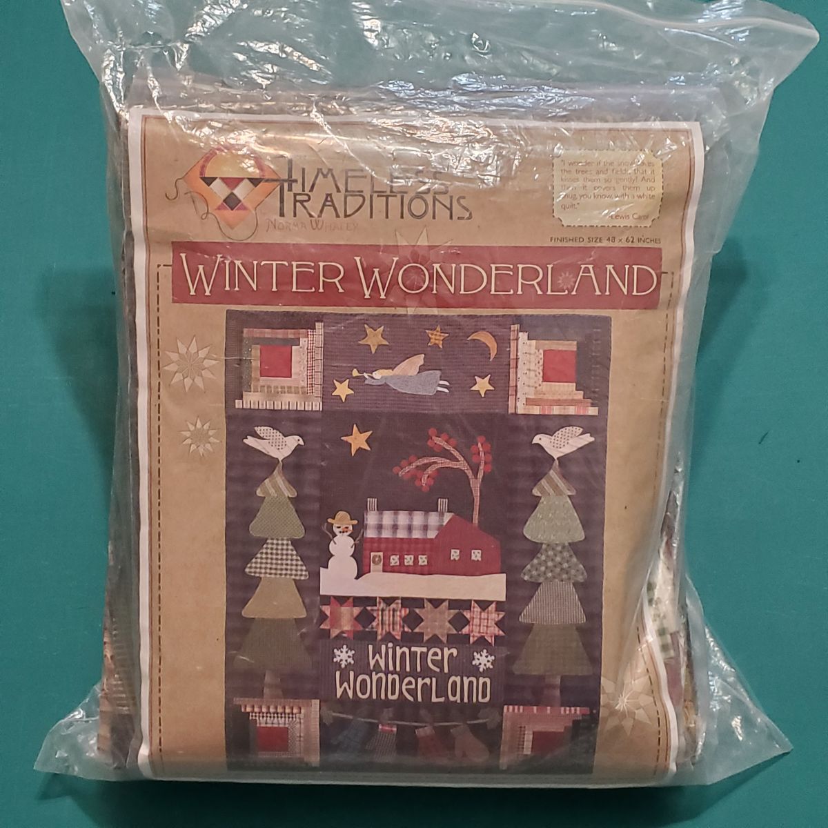 Winter Wonderland Quilt Kit by Norma Whaley – Timeless Traditions / Keepsake Quilting (48" x 62")