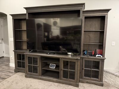 Dilworth Storm Gray Chic Entertainment Center