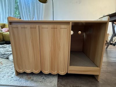 Hidden Litter Box Cabinet